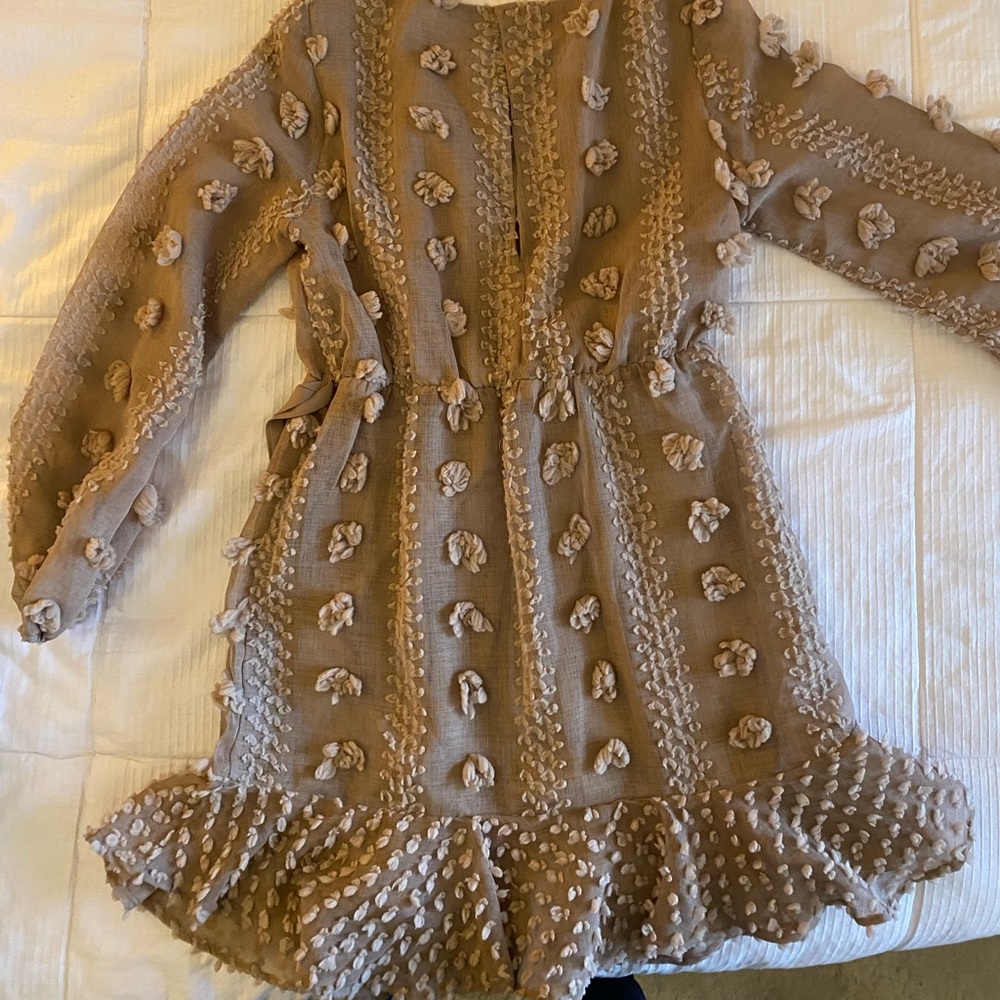 Spring Neutral Dress - Picture 4 of 4